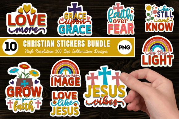 Christian Printable Sticker Bundle