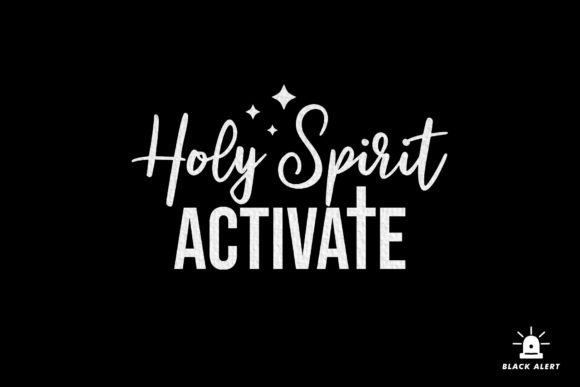 Holy Spirit Activate Boho Christian SVG Crafts & Graphics