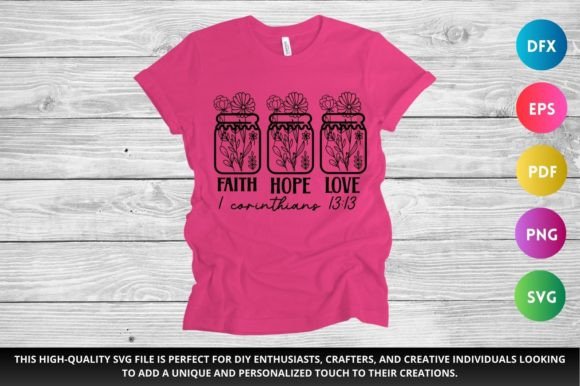 Older Faith Hope SVG Christian SVG for Crafts & Graphics