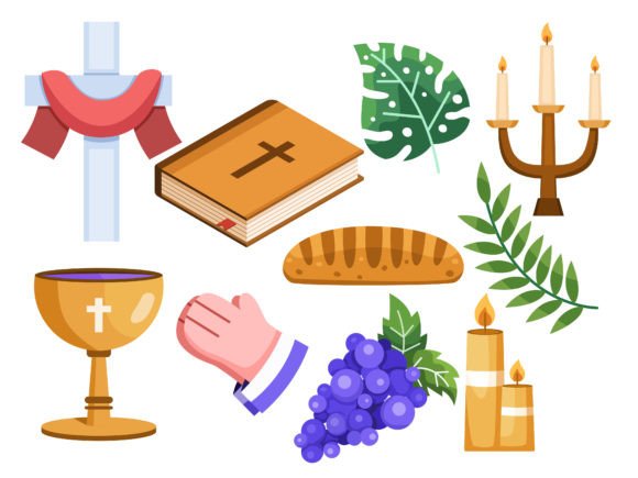 Various Elements Christian Faith Graphics